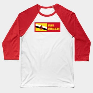 Brunei Darussalam Flag Baseball T-Shirt